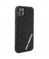 Karl Lagerfeld 3D Rubber Multi Logo case for iPhone 15 Plus - black