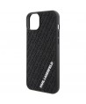 Karl Lagerfeld 3D Rubber Multi Logo case for iPhone 15 Plus - black