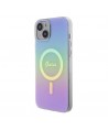 Guess IML Iridescent MagSafe case for iPhone 15 Plus - purple