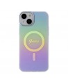 Guess IML Iridescent MagSafe case for iPhone 15 Plus - purple