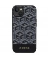 Guess GCube Stripes MagSafe case for iPhone 15 / 14 / 13 - black