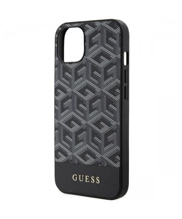 Guess GCube Stripes MagSafe case for iPhone 15 / 14 / 13 - black