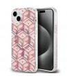 Guess IML GCube MagSafe case for iPhone 15 / 14 / 13 - pink