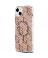 Guess IML GCube MagSafe case for iPhone 15 / 14 / 13 - brown