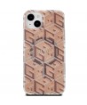 Guess IML GCube MagSafe case for iPhone 15 / 14 / 13 - brown
