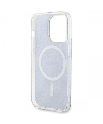 Guess IML 4G MagSafe case for iPhone 15 Pro Max - blue