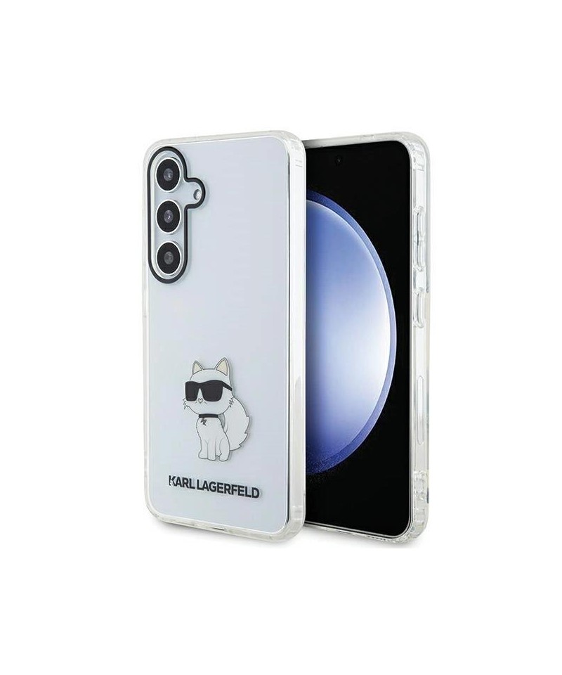 Karl Lagerfeld IML Choupette case for Samsung Galaxy S24 - transparent