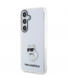 Karl Lagerfeld IML Choupette case for Samsung Galaxy S24 - transparent