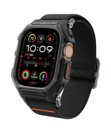 Spigen Lite Fit Pro Case with Strap for Apple Watch Ultra 1 / 2 (49mm) - Matte Black