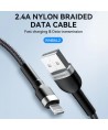 Wozinsky WNBAL2 USB-A / Lightning 2.4A cable 2 m - black