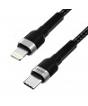 Wozinsky WNBCL1 Lightning / USB-C PD 30W cable 1 m - black