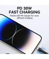 Wozinsky WNBCL1 Lightning / USB-C PD 30W cable 1 m - black