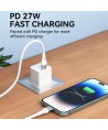 Wozinsky WSTCL2 Lightning / USB-C PD 27W cable 2 m - white