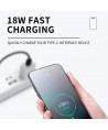 Wozinsky WNBAA 4in1 cable 2x USB-C 1x USB-A 1x Lightning 60W 1 m - black