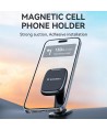 Wozinsky WUMTD Magnetic Car Dashboard Phone Holder - Black