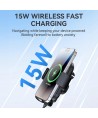 Wozinsky WUMID Car Dashboard Phone Holder with 15W Inductive Charger - Black
