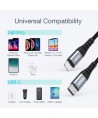 Choetech IP0041 USB-C / Lightning MFi 480Mb/s 3A 2 m cable - black