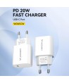Wozinsky WGWCCW 20W USB-C Wall Charger - White