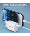 Wozinsky WGWCCW 20W USB-C Wall Charger - White