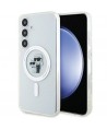 Karl Lagerfeld IML Karl&Choupette MagSafe case for Samsung Galaxy S24 - transparent