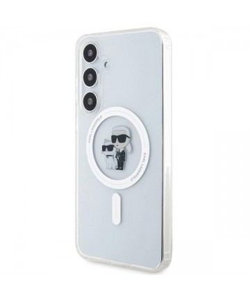 Karl Lagerfeld IML Karl&Choupette MagSafe case for Samsung Galaxy S24 - transparent