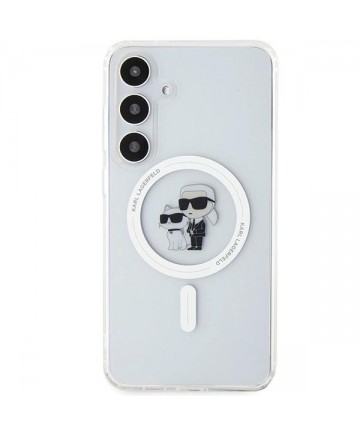 Karl Lagerfeld IML Karl&Choupette MagSafe case for Samsung Galaxy S24 - transparent