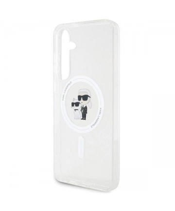 Karl Lagerfeld IML Karl&Choupette MagSafe case for Samsung Galaxy S24 - transparent