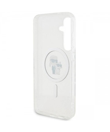 Karl Lagerfeld IML Karl&Choupette MagSafe case for Samsung Galaxy S24 - transparent