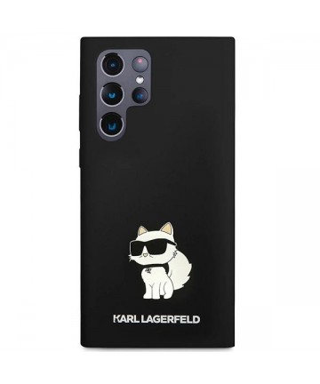 Karl Lagerfeld Silicone Choupette case for Samsung Galaxy S24 Ultra - black