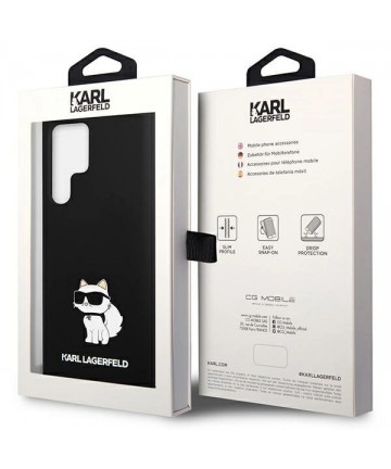 Karl Lagerfeld Silicone Choupette case for Samsung Galaxy S24 Ultra - black