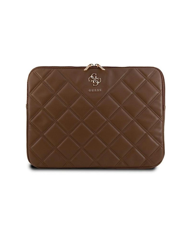 Guess Quilted 4G cover for a 14" laptop - brown