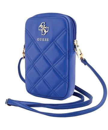 Guess Zip Quilted 4G bag - blue