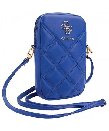 Guess Zip Quilted 4G bag - blue