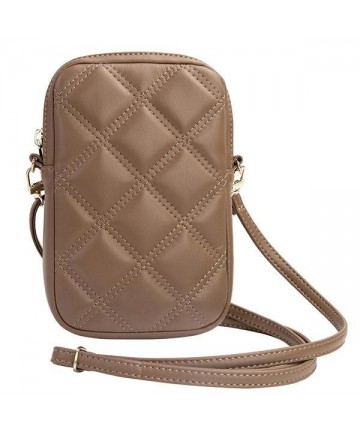 Guess Zip Quilted 4G bag - brown