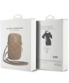 Guess Zip Quilted 4G bag - brown