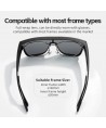 Rockbros SP304 Polarized Cycling Glasses - Black
