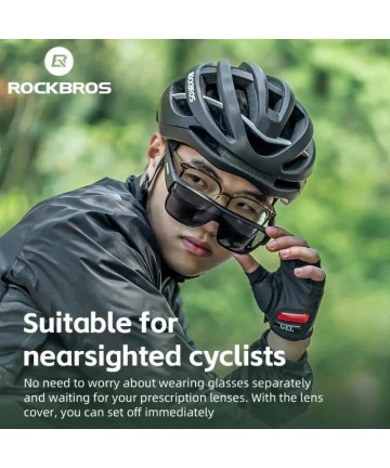 Rockbros SP304 Polarized Cycling Glasses - Black
