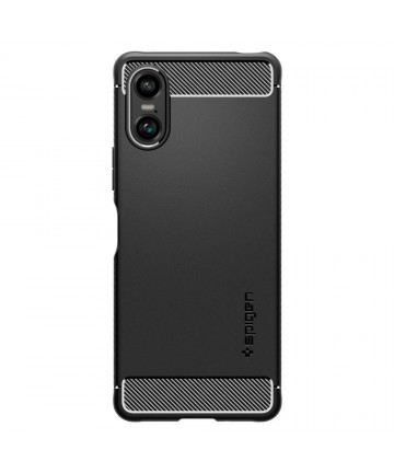 Spigen Rugged Armor Case for Sony Xperia 10 VI - Matte Black