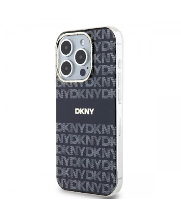 DKNY IML Mono & Stripe MagSafe case for iPhone 15 Pro - black