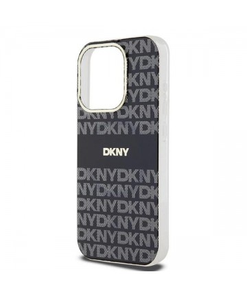 DKNY IML Mono & Stripe MagSafe case for iPhone 15 Pro - black