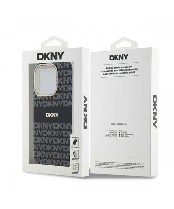 DKNY IML Mono & Stripe MagSafe case for iPhone 15 Pro - black