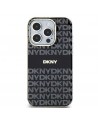 DKNY IML Mono & Stripe MagSafe Case for iPhone 15/14/13 - Black
