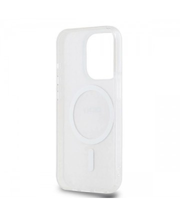 DKNY IML Mono & Stripe MagSafe case for iPhone 15 Pro Max - pink