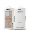 DKNY IML Mono & Stripe MagSafe case for iPhone 15 Pro Max - pink