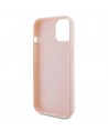 Karl Lagerfeld 3D Rubber Glitter Logo case for iPhone 15 Plus - pink