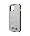 Karl Lagerfeld KLHCP14MG2ELS iPhone 14 Plus 6.7 "hardcase silver / silver Glitter Plaque Logo
