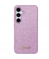 Guess Glitter Script case for Samsung Galaxy S24+ - purple