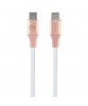 Guess Ebossed Logo USB-C / USB-C Cable 1.5m Fast Charging - Pink