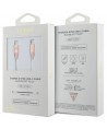 Guess Ebossed Logo USB-C / USB-C Cable 1.5m Fast Charging - Pink
