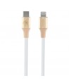 Guess Ebossed Logo USB-C / Lightning cable 1.5m fast charging - gold